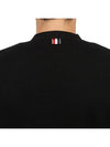 Milano Stitch 4-Bar Cardigan Black - THOM BROWNE - BALAAN 8