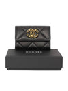 19 Gold Hardware Lambskin Flap Card Wallet Black - CHANEL - BALAAN 3