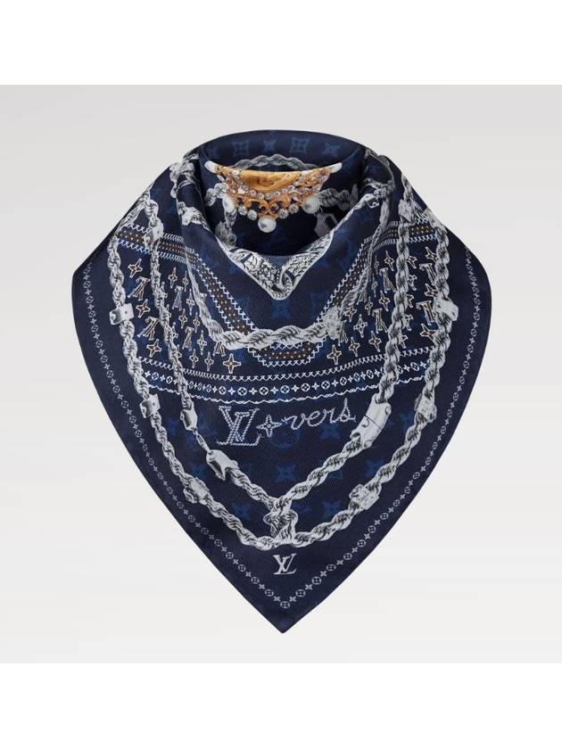 M90697 LV Dynasty Silk Bandana - LOUIS VUITTON - BALAAN 1