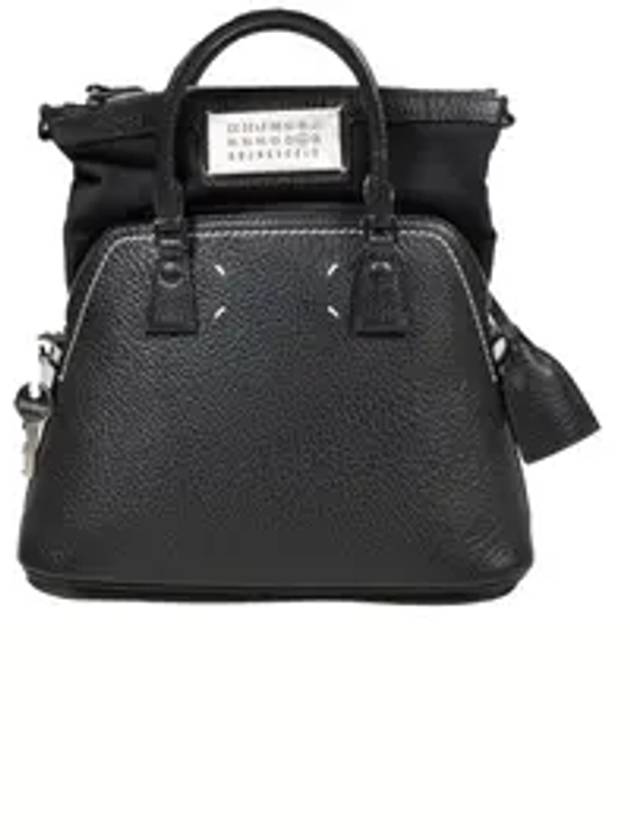 5AC Logo Patch Mini Tote Bag Black - MAISON MARGIELA - BALAAN 2