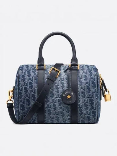 Dior Groove 25 Jacquard Tote Bag Blue Oblique - DIOR - BALAAN 2