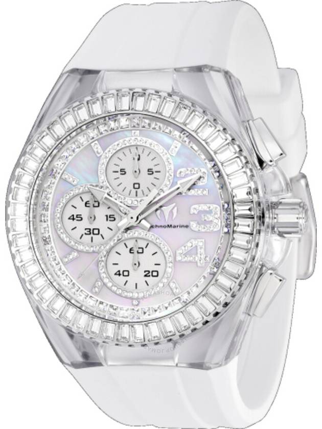 Technomarine Cruise Chronograph Quartz Crystal White Dial Men's Watch TM-121024 - TECHNOMARINE - BALAAN 1