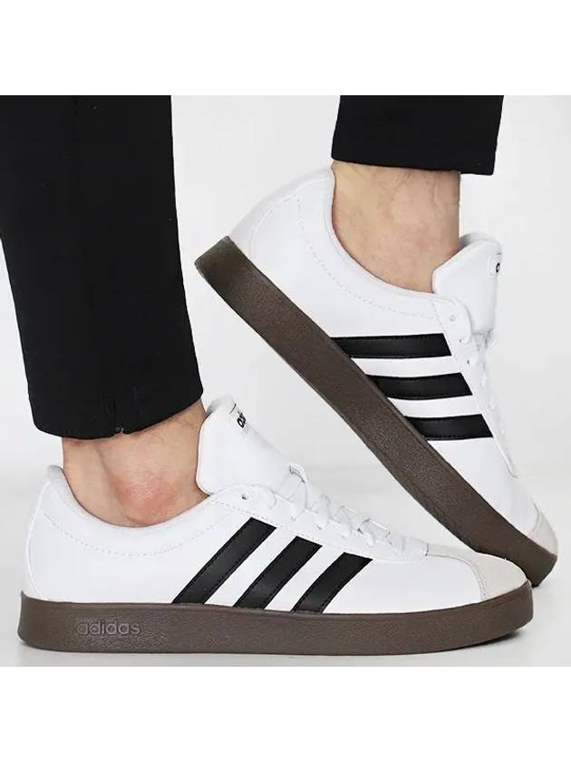 VL Court Base Low Top Sneakers White Black - ADIDAS - BALAAN 2