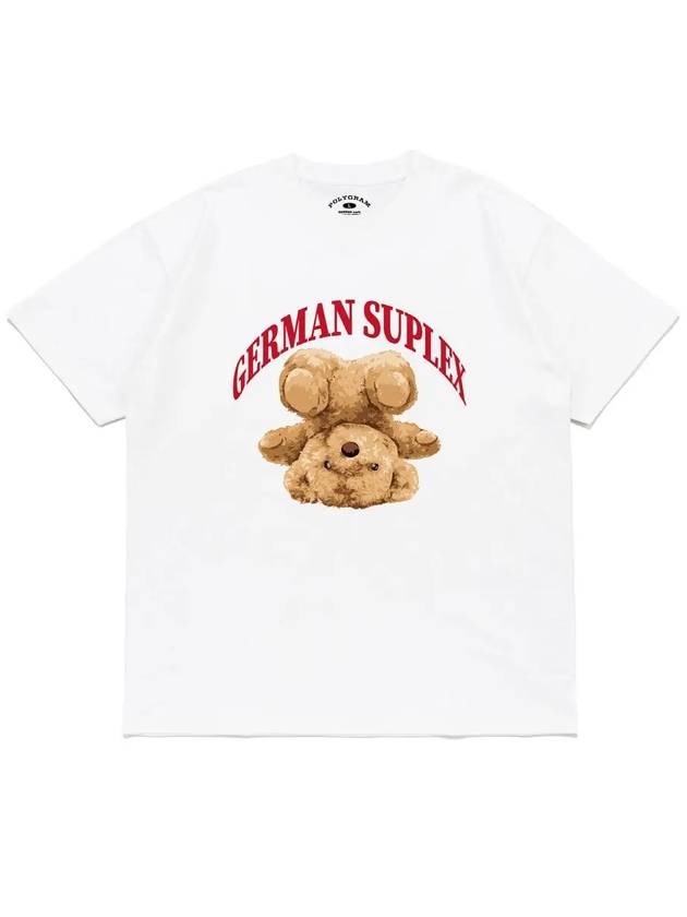 SUPLEX BEAR T SHIRTS WHITE - POLYGRAM - BALAAN 3