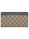 GG Marmont Continental Leather Long Wallet Black - GUCCI - BALAAN 4