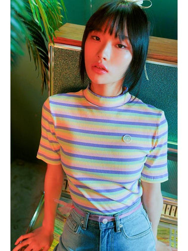 pastel ribbed tshirt - ROSIYA - BALAAN 1