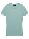 Women's Small Logo Short Sleeve T-Shirt Light Blue - A.P.C. - BALAAN 2