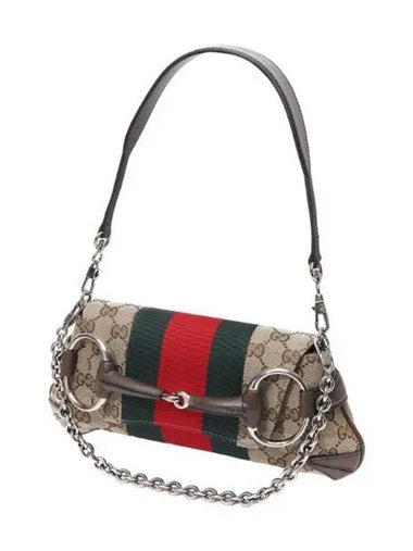 Horsebit chain small shoulder bag - GUCCI - BALAAN 1