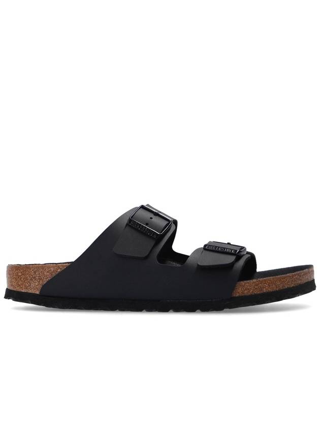 Arizona Double Buckle Slippers Black - BIRKENSTOCK - BALAAN 2