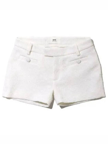 Boucl Mini Shorts Short Pants Women s - AMI - BALAAN 1