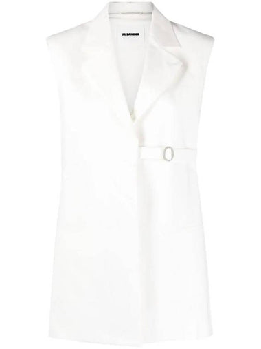 Asymmetric Belt Tailored Vest J01FB0101J45152 - JIL SANDER - BALAAN 1