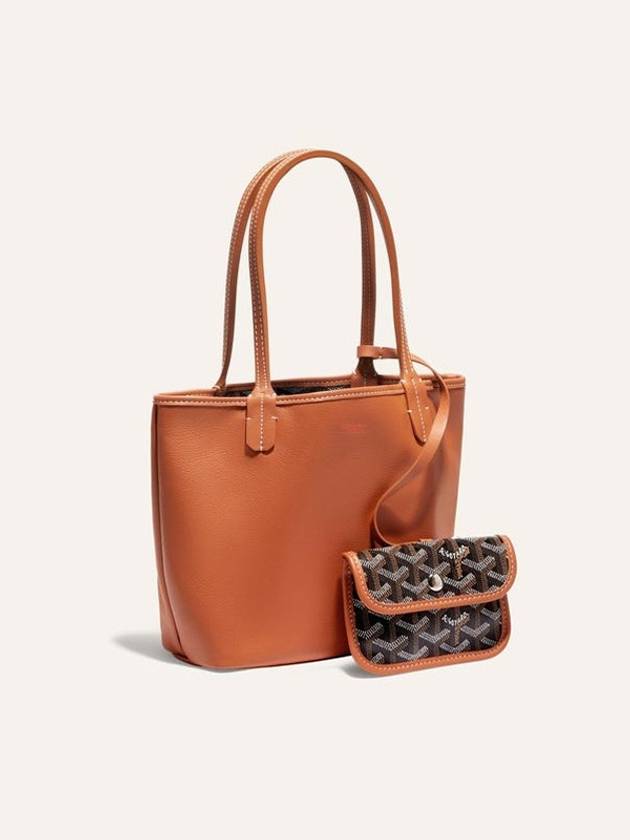 Anjou Reversible Mini Tote Bag Black Tan - GOYARD - BALAAN 3