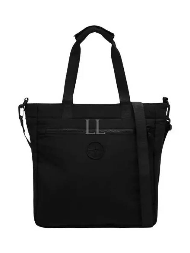 Nylon Metal Econyl Tote Bag Black - STONE ISLAND - BALAAN 2