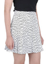 Women's Adina Print Skirt White - J.LINDEBERG - BALAAN 4