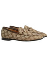 Jordan Ebony Original GG Canvas Loafer Beige - GUCCI - BALAAN 2