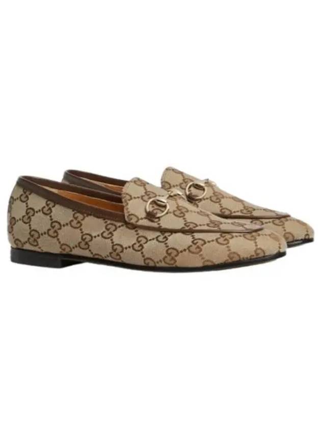 Jordan Ebony Original GG Canvas Loafer Beige - GUCCI - BALAAN 2