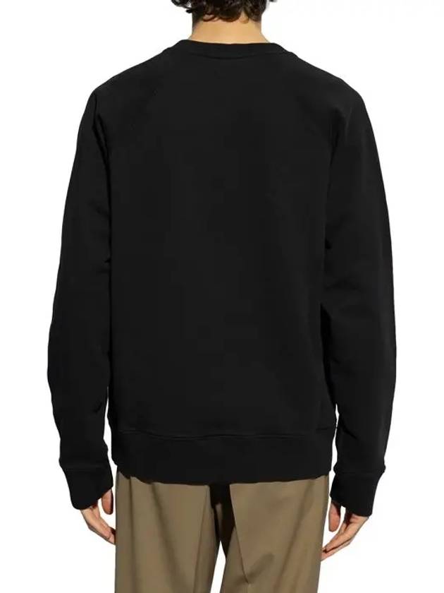 Bold Fox Head Patch Oversized Sweatshirt Black - MAISON KITSUNE - BALAAN 5