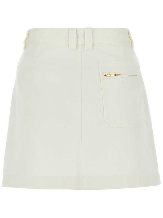 Sarah Short A-line Skirt White - A.P.C. - BALAAN 3