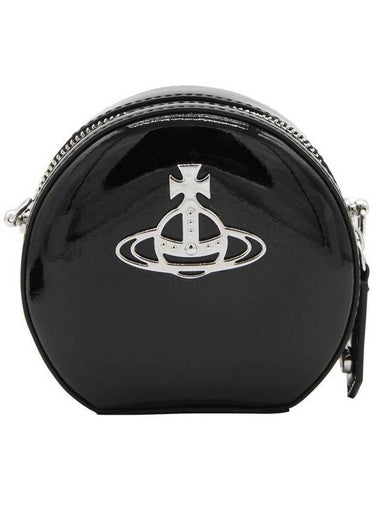 Logo All Round Zip Mini Bag Black - VIVIENNE WESTWOOD - BALAAN 1