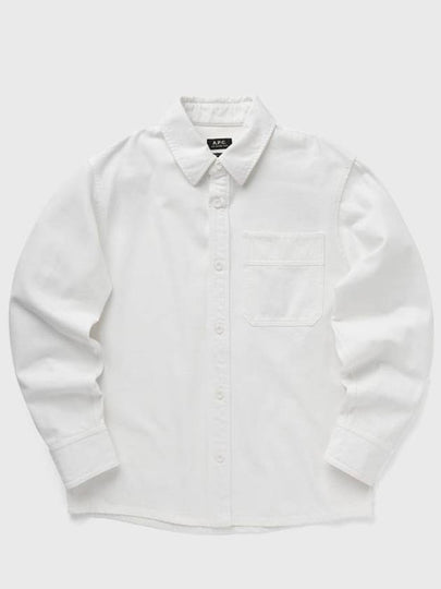 Basile Brodee Long Sleeve Shirt White - A.P.C. - BALAAN 2