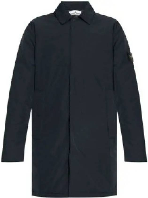 Micro Twill Single Coat Navy - STONE ISLAND - BALAAN 2