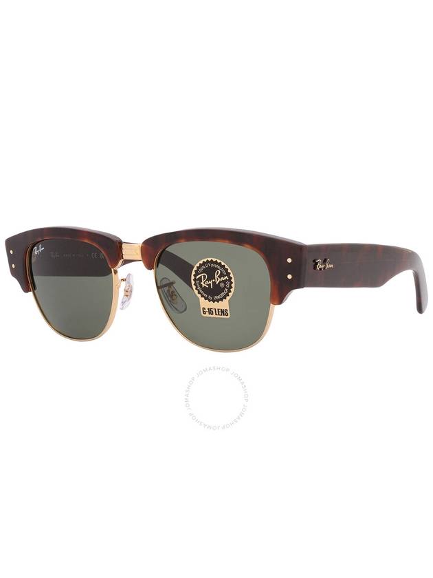 Ray Ban Mega Clubmaster Green Square Unisex Sunglasses RB0316S 990/31 53 - RAY-BAN - BALAAN 3