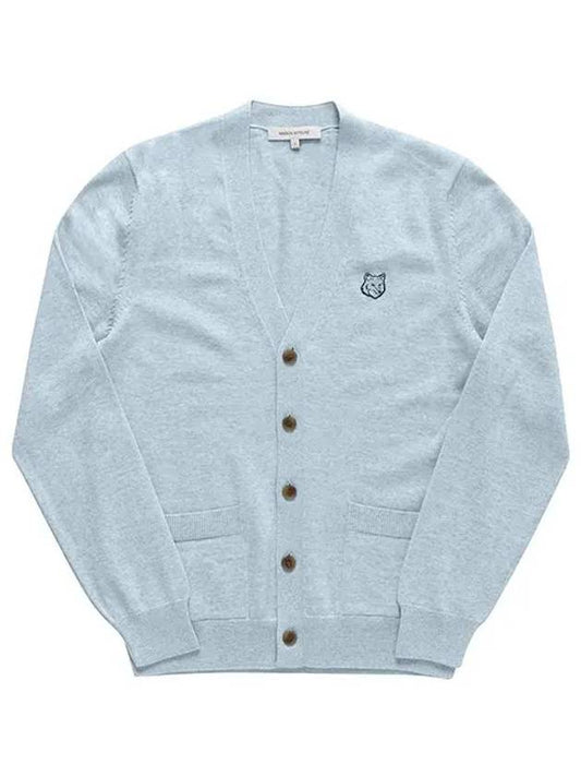 Bold Fox Head Patch Regular Cardigan Black - MAISON KITSUNE - BALAAN 2