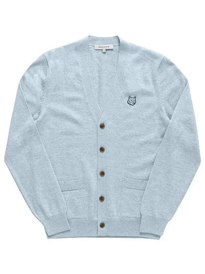 Bold Fox Head Patch Regular Cardigan Black - MAISON KITSUNE - BALAAN 2