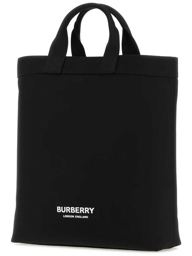 Logo Print Nylon Artie Tote Bag Black - BURBERRY - BALAAN 3