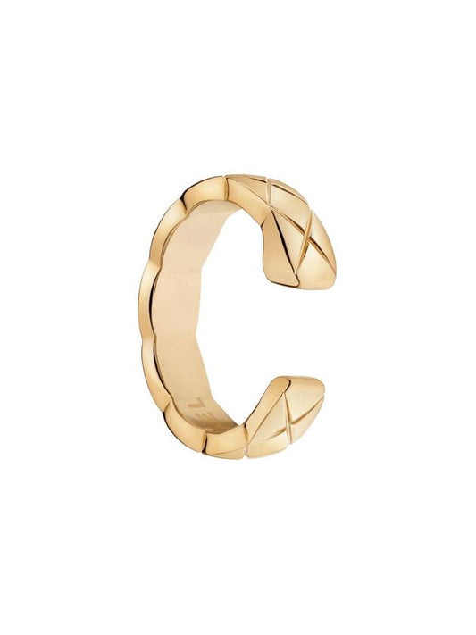 Coco Crush Single Earring Beige Gold - CHANEL - BALAAN 2