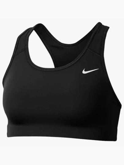 Women's Swoosh Medium Non Padded Sports Bra Black - NIKE - BALAAN 2