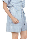 Poplin Striped Pajama Short Pants - TEKLA - BALAAN 8