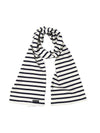 Adam Striped Muffler Ecru Marine - SAINT JAMES - BALAAN 1