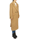 Mabel Women's Coat WO016Z CAMEL BROWN - ALLSAINTS - BALAAN 4