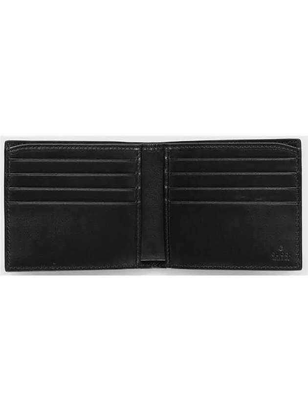 Maxi GG Half Wallet Dark Grey Black - GUCCI - BALAAN 3