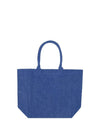 Yenky Embroidered Logo Large Shopper Tote Bag Blue - ISABEL MARANT - BALAAN 3