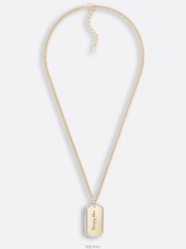 Chain Logo Necklaces Gold - DIOR - BALAAN 2