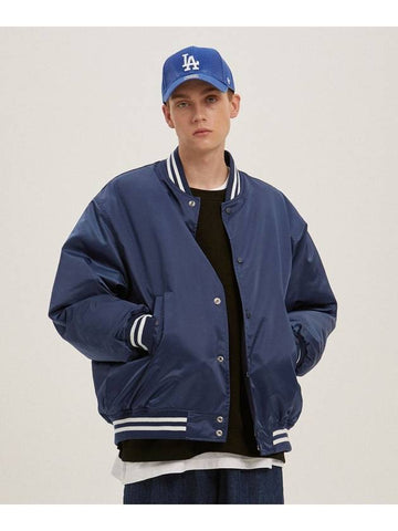 Retro Baseball JacketNavy - MOO - BALAAN 1