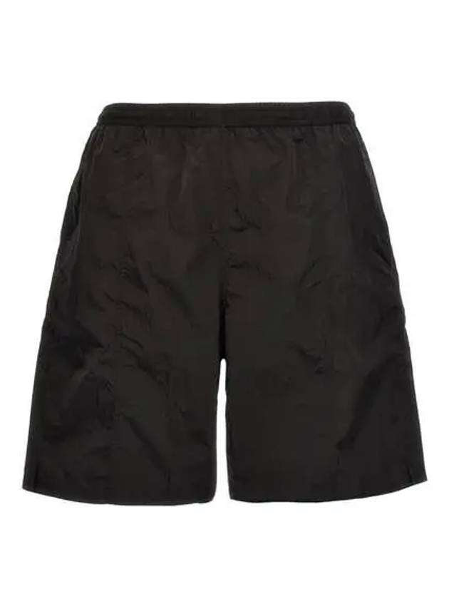 Logo Swim Shorts Black - AMI - BALAAN 2