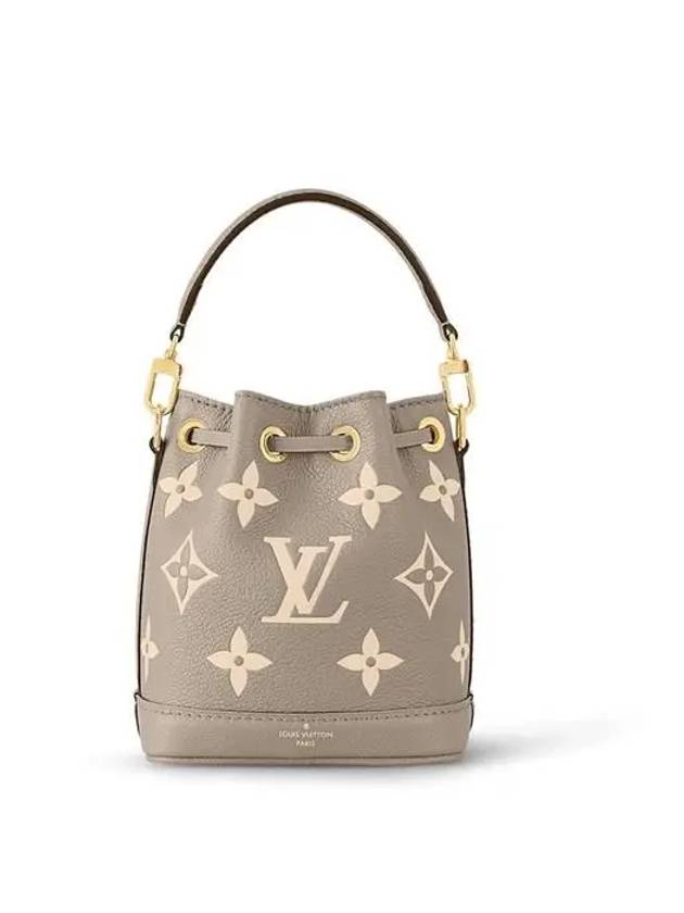 Women's Nano Noe Monogram Bucket Bag Grey - LOUIS VUITTON - BALAAN 3