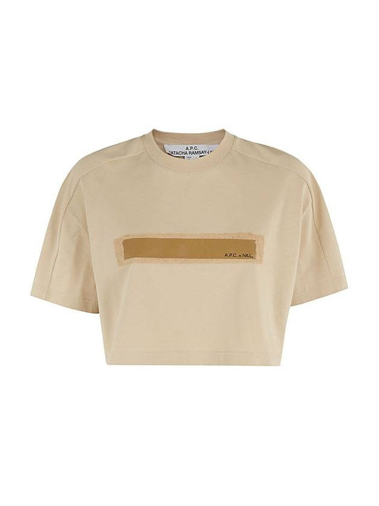 Sandre Short Sleeve T-Shirt Beige - A.P.C. - BALAAN 2