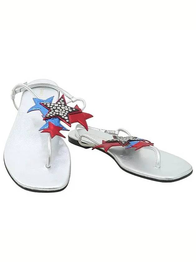 Smith Market Star Patch Sandals Women s Shoes - SAINT LAURENT - BALAAN 1