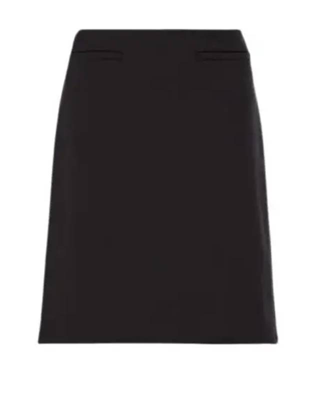 Luigia Wool A-Line Skirt Black - MAX MARA - BALAAN 2