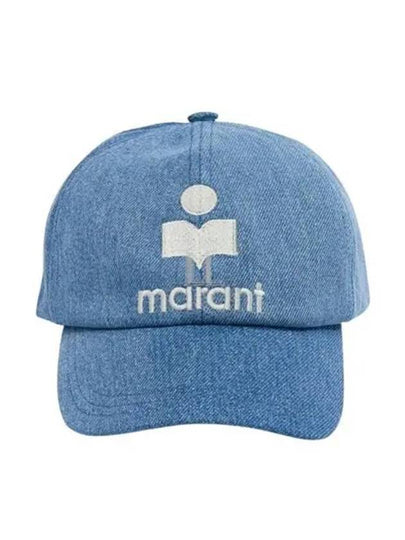 Tyron Embroidered Logo Ball Cap Blue - ISABEL MARANT - BALAAN 2