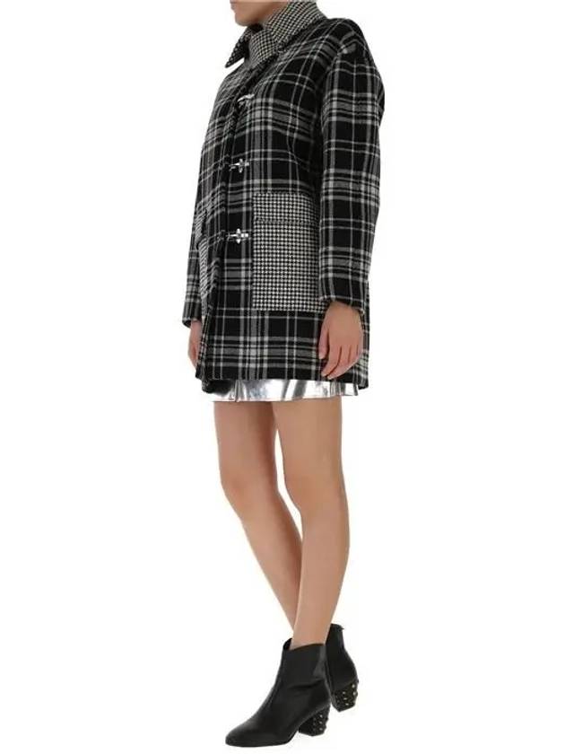 Houndstooth Wool Coat 2741MDC13A 195609 02 - MSGM - BALAAN 5