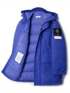 Naslan Hooded Long Padding Blue - STONE ISLAND - BALAAN 9