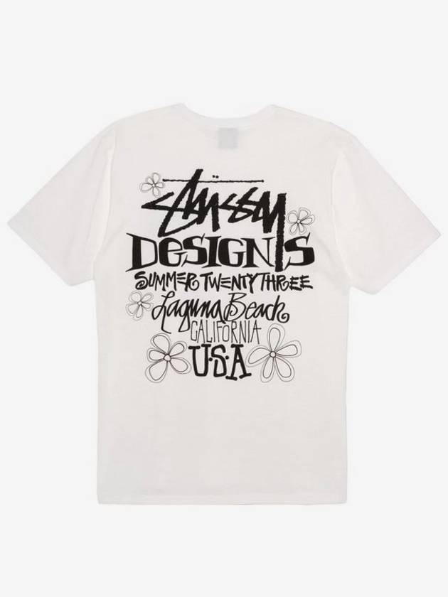 summer t shirt white men - STUSSY - BALAAN 1