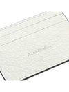 Embossed Logo Leather Card Wallet White - ACNE STUDIOS - BALAAN 3