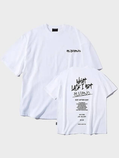 EL Street Artwork Overfit Short Sleeve T-Shirt White - ELIMENO - BALAAN 1