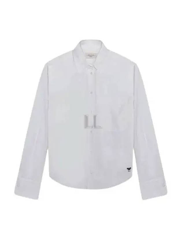 Jock Long Sleeve Shirt White - MAX MARA - BALAAN 2